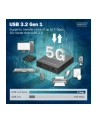 digitus Przedłużacz (extender) po skrętce kat.6A  USB 3.1 Gen1 do 100m, 3x USB-A, 1x USB-C do 5 Gbps, 1x RJ45 (Gigabit Ethernet) - zestaw (odbiornik/nadajnik) - nr 9