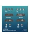 digitus Przedłużacz (extender) po skrętce kat.6 HDMI 4K/60Hz przez IP 1G lub do 120m/200m, max. 253 odbiorniki, sterowanie IR - zestaw (odbiornik/nadajnik) - nr 8