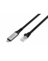 digitus Kabel adapter USB-C - RJ45 Kat. 6A S/FTP, 1 Gbit/s, USB 3.2 Gen1, LSZH, 5m - nr 1
