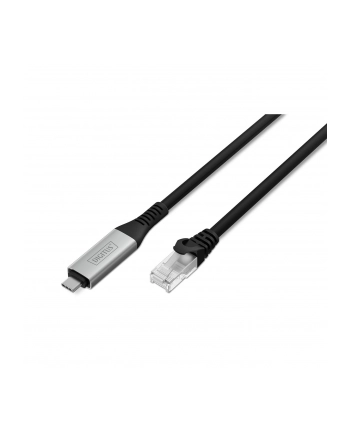 digitus Kabel adapter USB-C - RJ45 Kat. 6A S/FTP, 1 Gbit/s, USB 3.2 Gen1, LSZH, 10m
