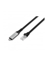 digitus Kabel adapter USB-C - RJ45 Kat. 6A S/FTP, 1 Gbit/s, USB 3.2 Gen1, LSZH, 15m - nr 6