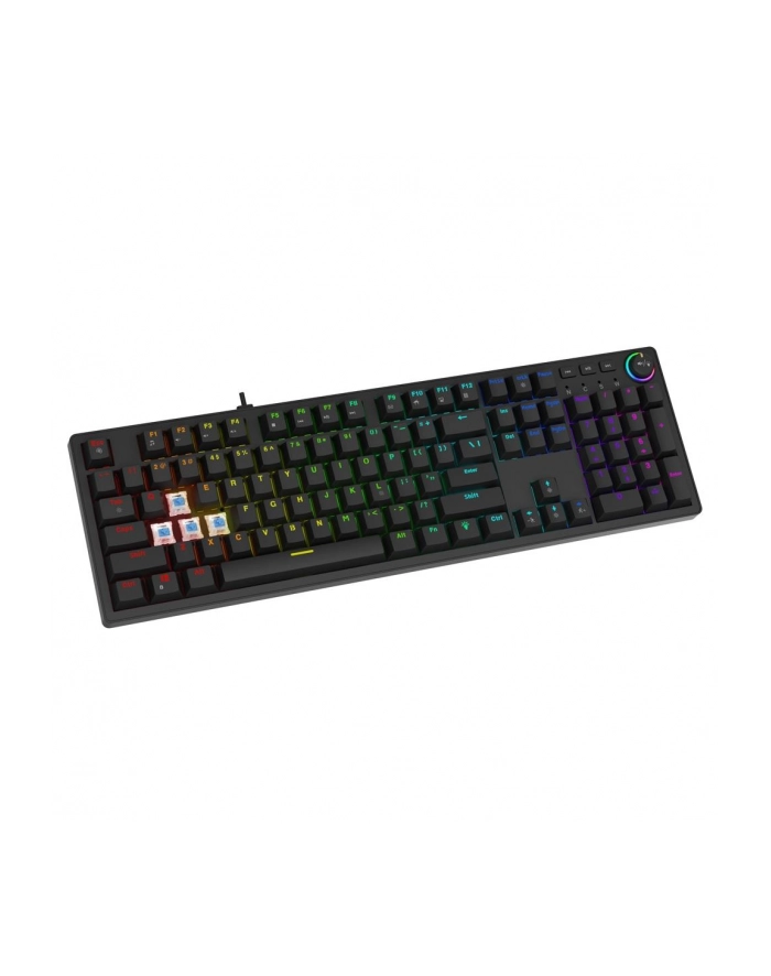 savio Klawiatura mechaniczna STYX Outemu Blue, Hot Swap, RGB główny