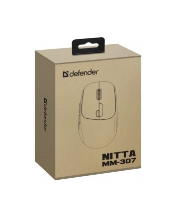 defender Mysz bezprzewodowa NITTA MM-307 RF+BT 1600DPI 6P biała nr 1