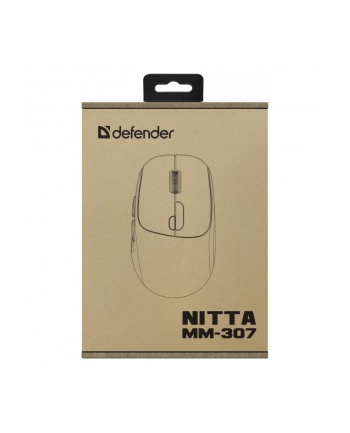 defender Mysz bezprzewodowa NITTA MM-307 RF+BT 1600DPI 6P biała nr 2
