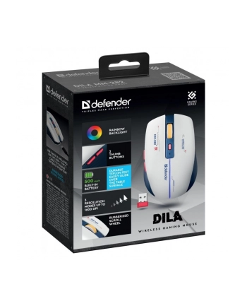 defender Mysz gamingowa bezprzewodowa DILA MM-282 RF 1800DPI 6P nr 1
