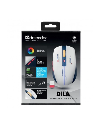defender Mysz gamingowa bezprzewodowa DILA MM-282 RF 1800DPI 6P nr 2