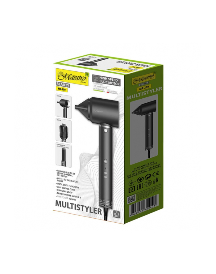 feel-maestro Multistyler / zestaw do pielęgnacji włosów 3w1  MR-230 główny