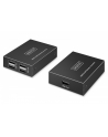 digitus Przedłużacz (extender) po skrętce kat.6 USB 2.0 do 150m, 4x USB-A do 480 Mbps, 1x RJ45 (Gigabit Ethernet) - zestaw (odbiornik/nadajnik) - nr 1