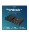 digitus Przedłużacz (extender) po skrętce kat.6A  USB 3.1 Gen1 do 100m, 3x USB-A, 1x USB-C do 5 Gbps, 1x RJ45 (Gigabit Ethernet) - zestaw (odbiornik/nadajnik) - nr 11
