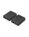 digitus Przedłużacz (extender) po skrętce kat.6 HDMI 4K/30Hz z KVM USB 1.1 do 40m/70m, max. 253 odbiorniki, sterowanie IR - zestaw (odbiornik/nadajnik) - nr 8