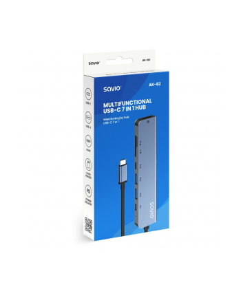 savio HUB USB-C 7w1 AK-82 nr 2