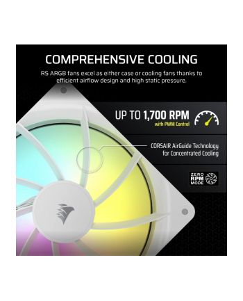 corsair Wentylator RS140 ARGB 140mm biały