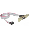 gembird Gniazdo DB9 (COM9) na śledziu + low profile - nr 1