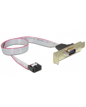 gembird Gniazdo DB9 (COM9) na śledziu + low profile