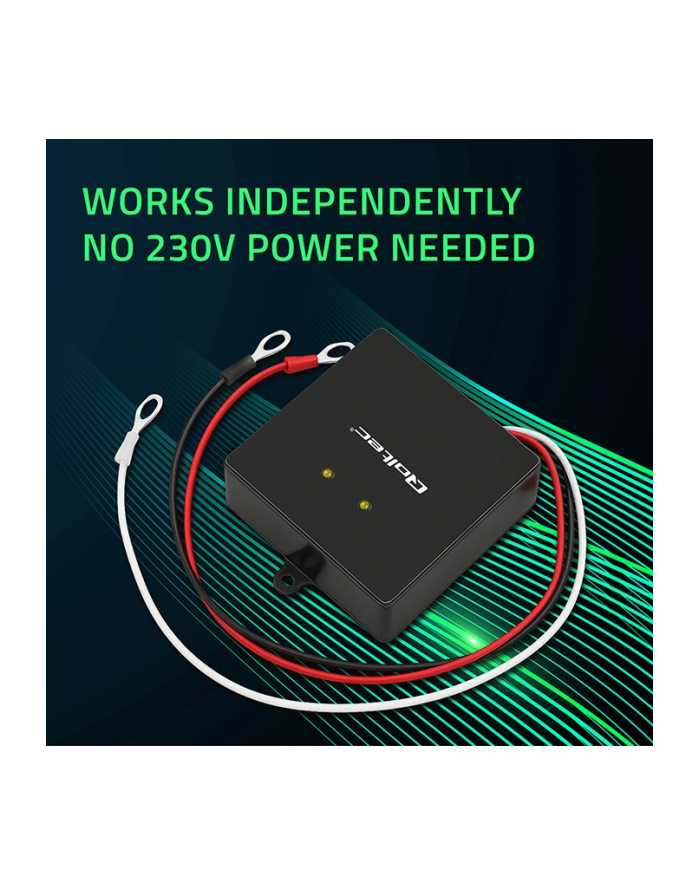 qoltec Balanser napięcia 24V do akumulatorów 2x12V | 5A | LiFePO4 AGM   GEL główny