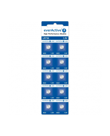 everactive Baterie alkaliczne mini AG3/G3/LR736/LR41 blister 10 szt.