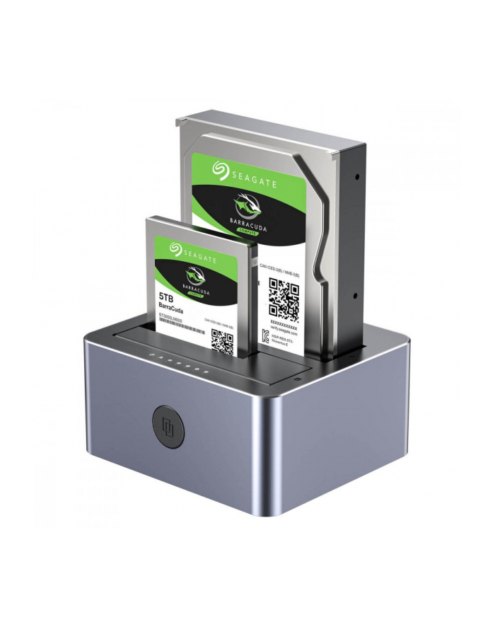 unitek Stacja klonująca dyski 2x 2,5/3,5, CLONE, USB-C 10 Gbps główny
