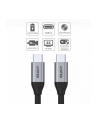 unitek Kabel USB-C - USB-C PD, 10Gbps, 4K60Hz, 1m, M/M, C14082ABK - nr 4