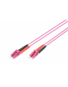 digitus Patch cord światłowodowy FO LC-LC MM 50/125 OM4 duplex LSOH 1m - nr 1