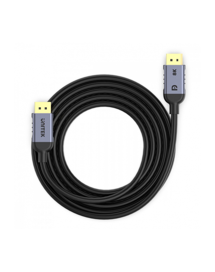 unitek Kabel DisplayPort 1.4, 8K@60Hz, 4K@240Hz, HDR, 2m, C1628GY01-2M główny