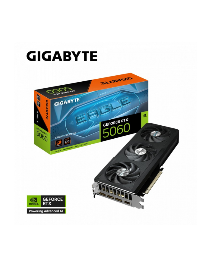 gigabyte Karta graficzna GeForce RTX 5060 EAGLE MAX OC 8G GV-N5060EAGLEMAX OC-8GD główny