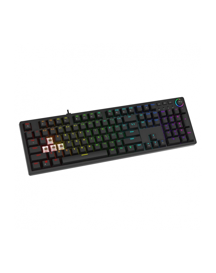 savio Klawiatura mechaniczna STYX Outemu Brown, Hot Swap, RGB główny