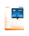 iiyama Monitor 19 '' E1980S-B1 HDMI DP 250cd 3ms - nr 5