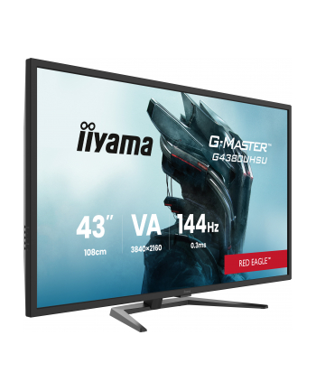 iiyama Monitor G-Master 42.5 cala G4380UHSU-B2 4K,VA,2xHDMI,2xDP,0,3ms,144Hz,550cd,    4000:1, USB HUBx4, 2x7W, nr 2