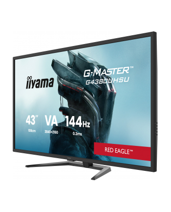 iiyama Monitor G-Master 42.5 cala G4380UHSU-B2 4K,VA,2xHDMI,2xDP,0,3ms,144Hz,550cd,    4000:1, USB HUBx4, 2x7W, nr 1