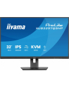 iiyama Monitor 32 cale XUB3297QSNP-B1 IPS,QHD,USB-C DOCK (95W), USB HUB 4x, KVM,  RJ45, GW 5 LAT - nr 1