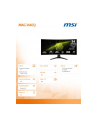 msi Monitor MAG 346CQ 34 cale/LED/UWQHD/Curved/180Hz/czarny - nr 6