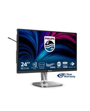 philips Monitor 24B2U4301 23.8 cala IPS 120Hz HDMI DP USB-C Pivot Głośniki nr 1