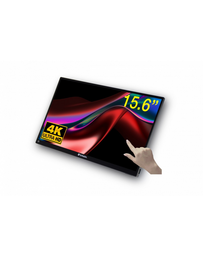 verbatim Przenośny Monitor dotykowy ULTRA HD PMT-15-4K główny