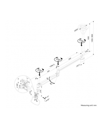 neomounts Uchwyt medyczny FPMA-HAC100