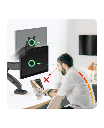 icybox Uchwyt dla monitora IB-MS203-T do 32 '' 2-9KG