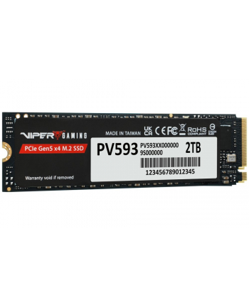 patriot Dysk SSD 2TB VIPER PV593 M.2 2280 PCIe Gen5 x4 14000/13000MB/s