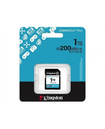kingston Karta SD 1TB Canvas Go Plus 200/MB/s C10 U3 V30