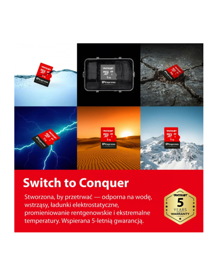 patriot Karta microSDXC 512GB Express 800/600MB/s Nintendo Switch 2 główny