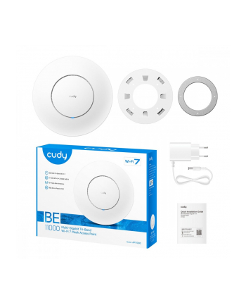 cudy Punkt dostępowy BE11000 Tri-Band Wi-Fi 7 2.5G z 10G SFP+