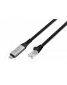 digitus Kabel adapter USB-C - RJ45 Kat. 6A S/FTP, 1 Gbit/s, USB 3.2 Gen1, LSZH, 3m - nr 1