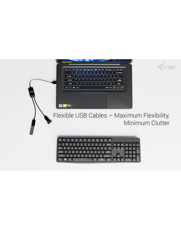 i-tec HUB USB-A Cable 2 port (2x USB-A) główny