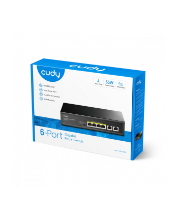 cudy Przełącznik GS1006P 6-Port Gigabit PoE+ Switch 65W