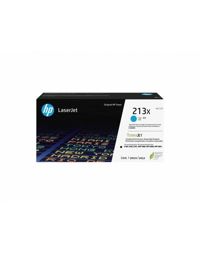 hp inc. Toner 213X W2131X cyan główny