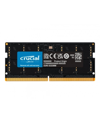 crucial Pamięć do notebooka DDR5 SODIMM 32GB/5600 CL46 (16Gbit) Tray