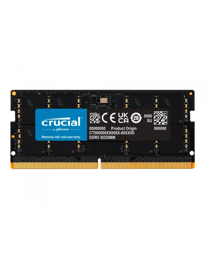 crucial Pamięć do notebooka DDR5 SODIMM 32GB/5600 CL46 (16Gbit) Tray główny