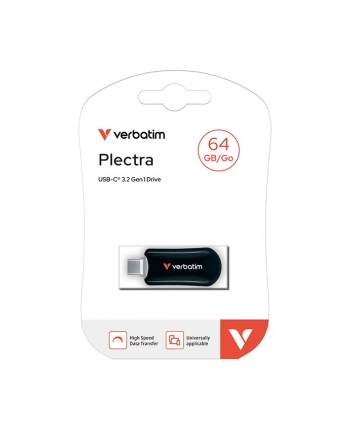 verbatim Pendrive Plectra 64GB USB-C 100MB/s 30224 czarny nr 1
