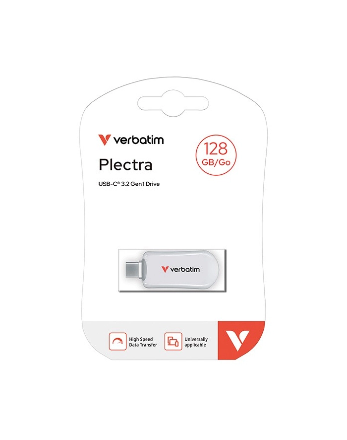 verbatim Pendrive Plectra 128GB USB-C 100MB/s 30229 WH główny