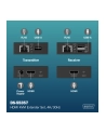 digitus Przedłużacz (extender) po skrętce kat.6 HDMI 4K/30Hz z KVM USB 1.1 do 40m/70m, max. 253 odbiorniki, sterowanie IR - zestaw (odbiornik/nadajnik) - nr 14
