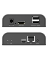 digitus Przedłużacz (extender) po skrętce kat.6 HDMI 4K/60Hz z KVM USB 2.0 przez IP 1G lub do 120m/200m - dodatkowy odbiornik do DS-55355 - nr 13