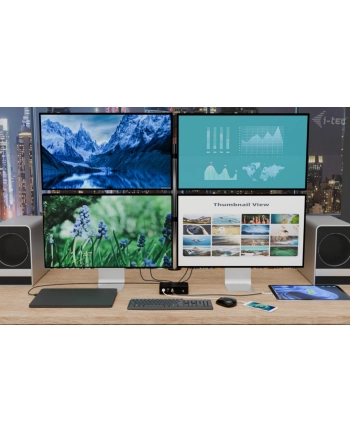i-tec Stacja dokującaThunderbolt5 Quattro Display Docking Station 5x USB 2.5 GLan Power Delivery 140W